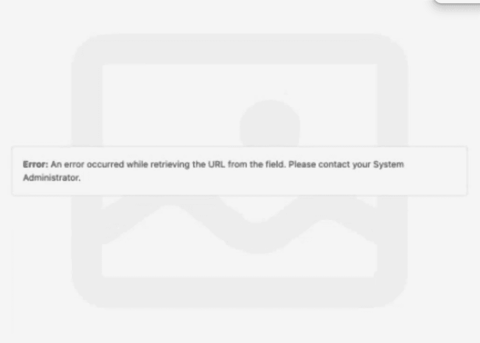 Error Message Example